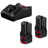 Комплект из аккумулятора и зарядного устройства Bosch 1600A019RD  Li-Ion / 3 Ач / 12 - 40 Вт