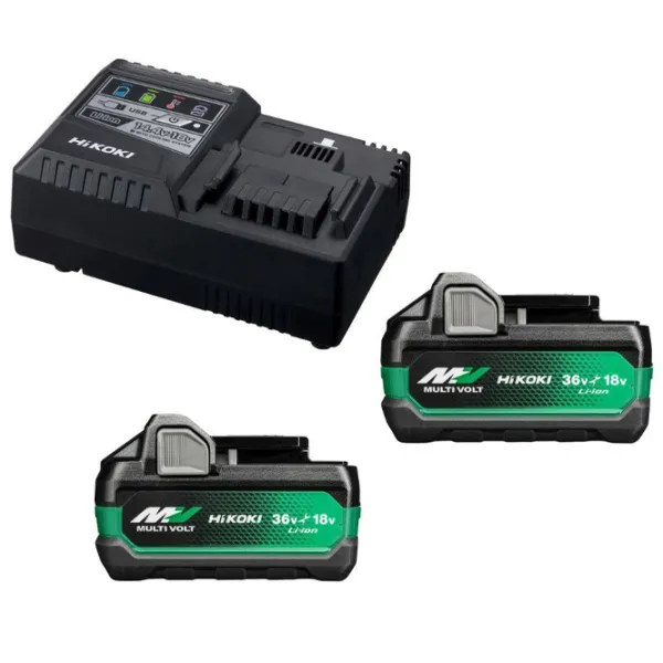 Set acumulatori și încărcător Hikoki UC18YSL3WHZ Li-Ion / 2.5 - 5 Ah / 18 - 36 V photo 1