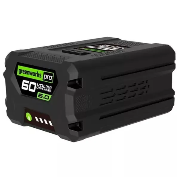 Acumulator pentru instrumente Greenworks G60B6  Li-Ion / 6 Ah / 60 V  photo 1