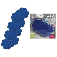 Коврик для ванной MSV 40594  ПВХ / Синий