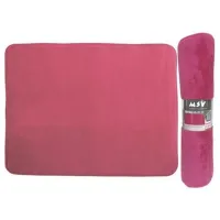 Коврик для ванной MSV 40575  Полиэстер / Розовый