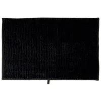 Коврик для ванной MSV 40732  Полиэстер / Черный