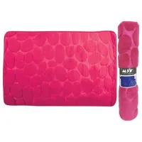 Коврик для ванной MSV 40608 Полиэстер / Розовый