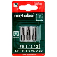 Set bituri Metabo 628537000 Cantitatea în set - 3