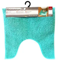 Коврик для ванной Tendance 46238  Полиэстер / Аквамариновый