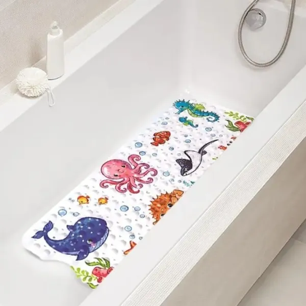 Коврик для ванной 4Play Underwater World ПВХ / Белый photo 2
