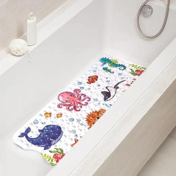 Коврик для ванной 4Play Underwater World ПВХ / Белый photo 2