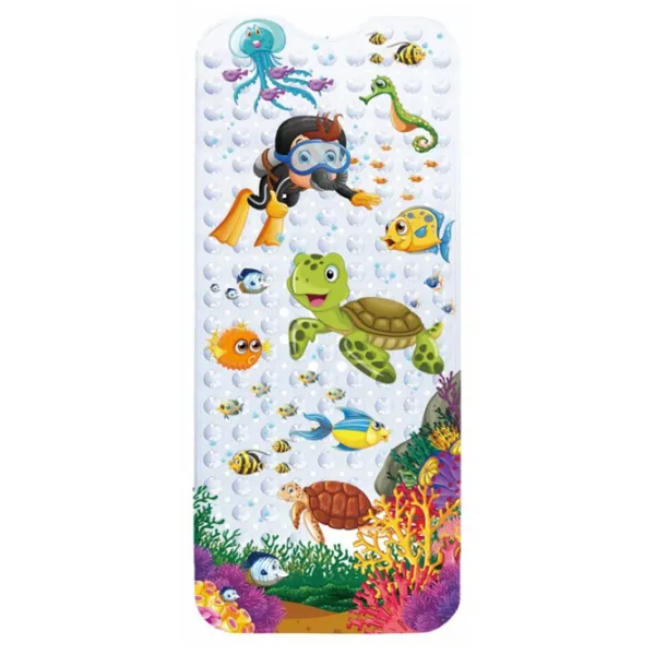 Коврик для ванной 4Play Happy diver  ПВХ / Разноцветный photo 1
