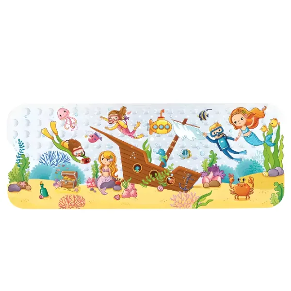 Covoraș de baie 4Play Seabed  PVC / Multicolor photo 1