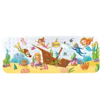 Covoraș de baie 4Play Seabed  PVC / Multicolor