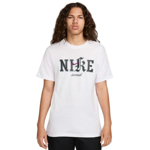 Tricou pentru bărbați Nike M Nsw Tee Oc Hbr Dna 100% bumbac / White photo 1