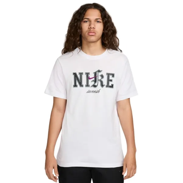 Футболка для мужчин Nike M Nsw Tee Oc Hbr Dna 100% хлопок / Белый photo 1