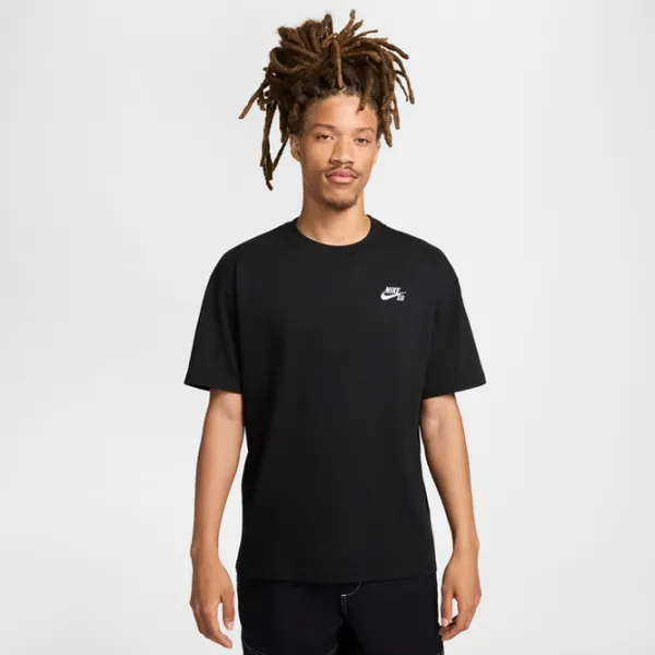 Tricou pentru bărbați Nike Sb Logo Skate T-Shirt 100% bumbac / Black photo 3