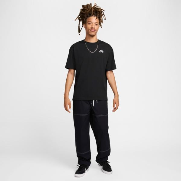 Tricou pentru bărbați Nike Sb Logo Skate T-Shirt 100% bumbac / Black photo 4