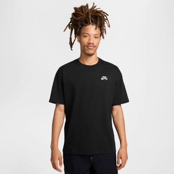 Tricou pentru bărbați Nike Sb Logo Skate T-Shirt 100% bumbac / Black photo 3