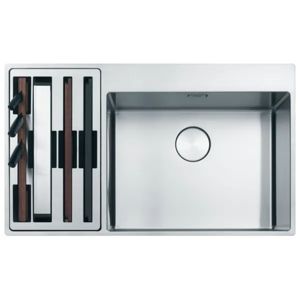 Кухонная мойка Franke BWX 220-54-27 (Box Center) DR 86 x 51 / Нержавеющая сталь / Серебряный photo 1