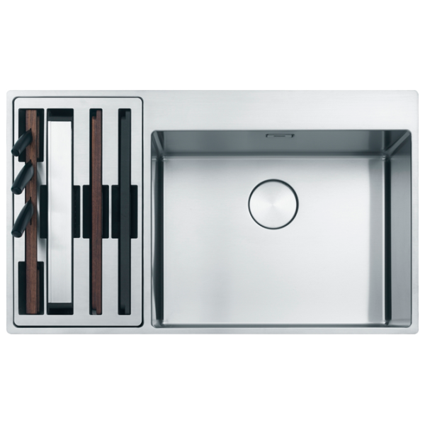 Кухонная мойка Franke BWX 220-54-27 (Box Center) DR 86 x 51 / Нержавеющая сталь / Серебряный photo 1