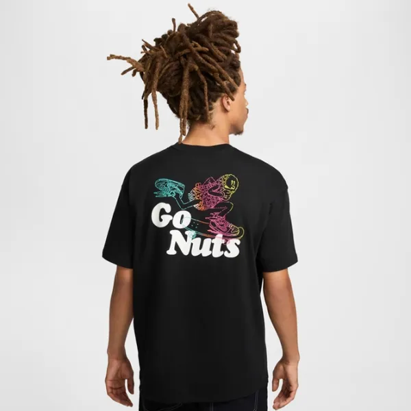 Футболка для мужчин Nike Sb Logo Skate T-Shirt 100% хлопок / Черный photo 2