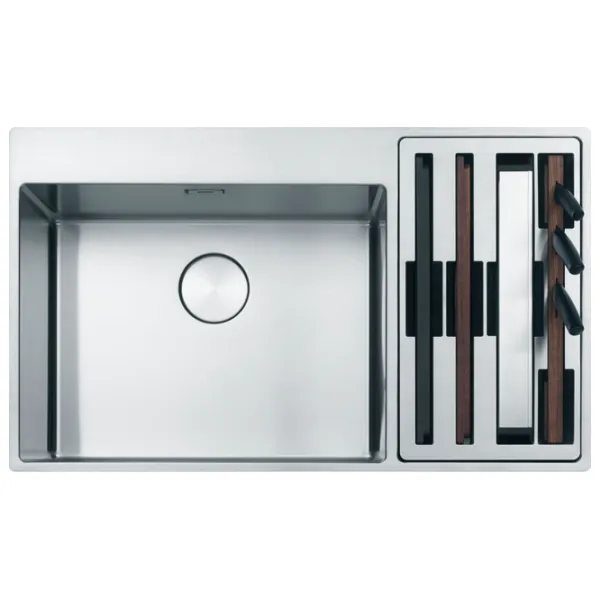 Кухонная мойка Franke BWX 220-54-27 (Box Center) ST 86 x 51 / Нержавеющая сталь / Серебряный photo 1