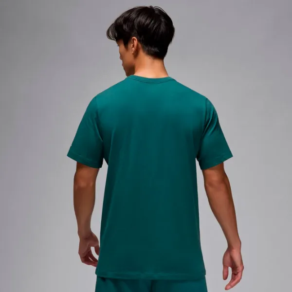 Футболка для мужчин Nike M Jordan Emb Jordan Air Crew 100% хлопок / Тёмно-зелёный photo 3
