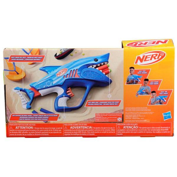 Blaster Hasbro Sharkfire F8645 6+ / Săgeți / Blue photo 3 Blaster Hasbro Sharkfire F8645 6+ / Săgeți / Blue photo 3