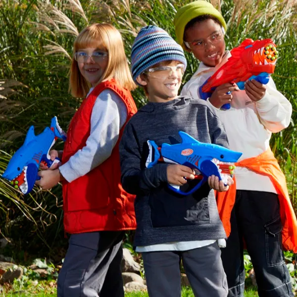 Blaster Hasbro Sharkfire F8645 6+ / Săgeți / Blue photo 6 Blaster Hasbro Sharkfire F8645 6+ / Săgeți / Blue photo 6