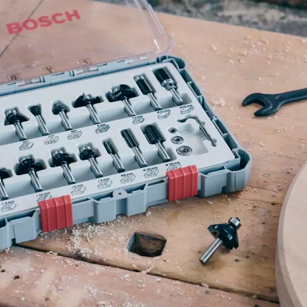 Set de freze Bosch 2607017474 Oțel photo 5