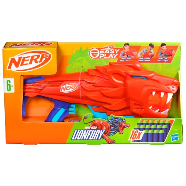 Blaster Hasbro Lionfury F8646 6+ / Săgeți / Red photo 3 Blaster Hasbro Lionfury F8646 6+ / Săgeți / Red photo 3