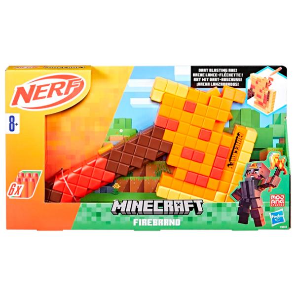 Водяной пистолет Hasbro Minecraft Firebrand F8953 8+ / Стрел / Желтый photo 3