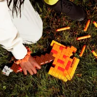 Pistol cu apă Hasbro Minecraft Firebrand F8953 8+ / Săgeți / Yellow photo 7
