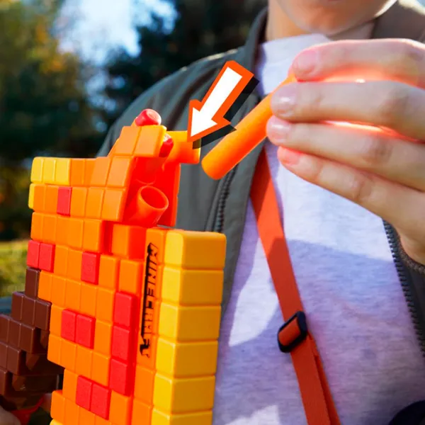 Водяной пистолет Hasbro Minecraft Firebrand F8953 8+ / Стрел / Желтый photo 9