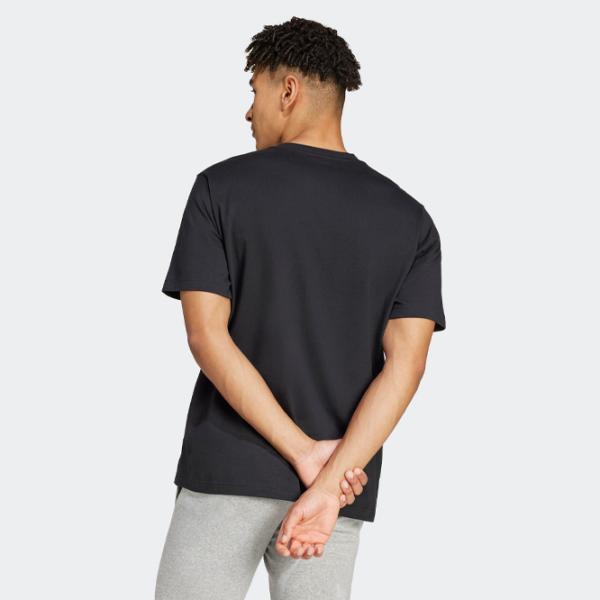 Tricou pentru bărbați Adidas M Power 3 T 100% bumbac / Black photo 2