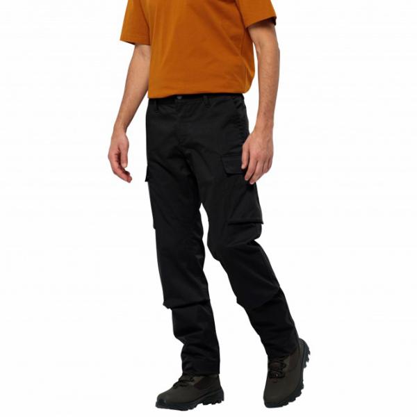 Спортивные брюки для мужчин Jack Wolfskin Arctic Road Cargo  / Черный photo 2