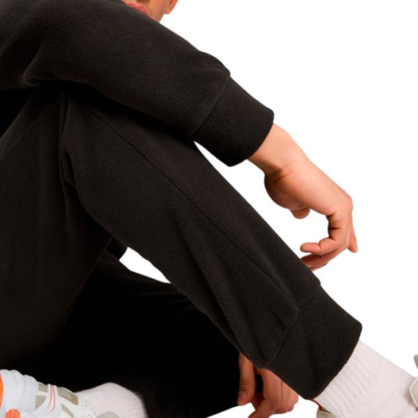 Pantaloni sportivi pentru bărbați Puma Ess Elevated Polarfleece Sweatpants Cl S / Black photo 6 Pantaloni sportivi pentru bărbați Puma Ess Elevated Polarfleece Sweatpants Cl S / Black photo 6