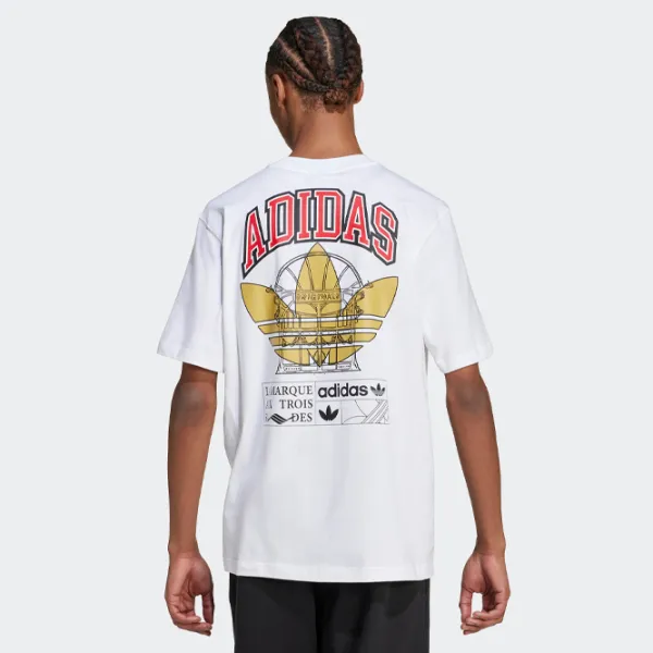 Tricou pentru bărbați Adidas Vrct Tee 2 100% bumbac / White photo 2 Tricou pentru bărbați Adidas Vrct Tee 2 100% bumbac / White photo 2