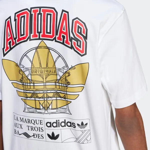 Tricou pentru bărbați Adidas Vrct Tee 2 100% bumbac / White photo 6 Tricou pentru bărbați Adidas Vrct Tee 2 100% bumbac / White photo 6