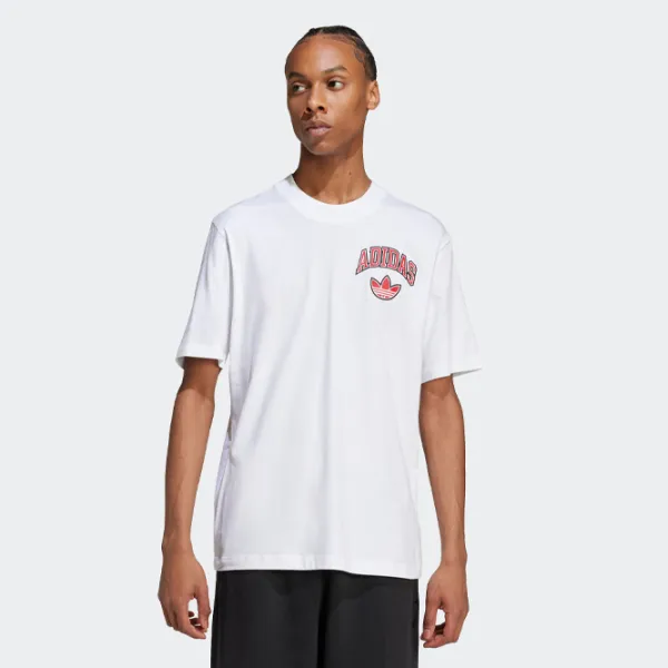 Футболка для мужчин Adidas Vrct Tee 2 100% хлопок / Белый photo 3