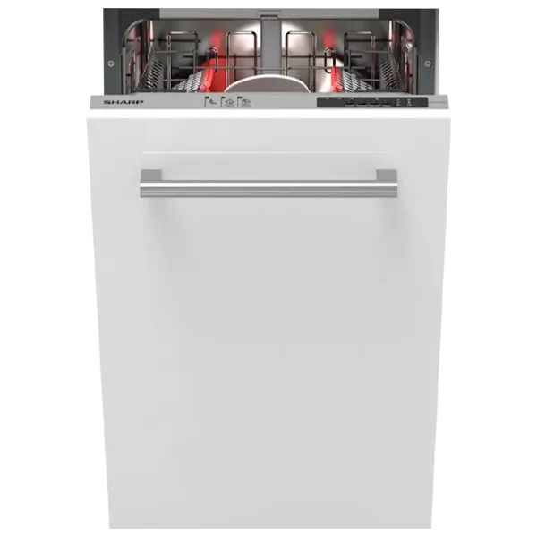 Посудомоечная машина SHARP QWNS12I49EXEU Полногабаритная / Нержавеющая сталь photo 1
