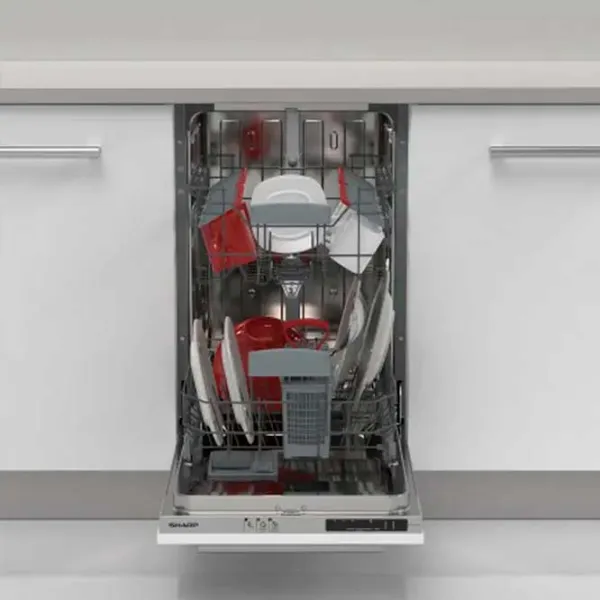 Посудомоечная машина SHARP QWNS12I49EXEU Полногабаритная / Нержавеющая сталь photo 4