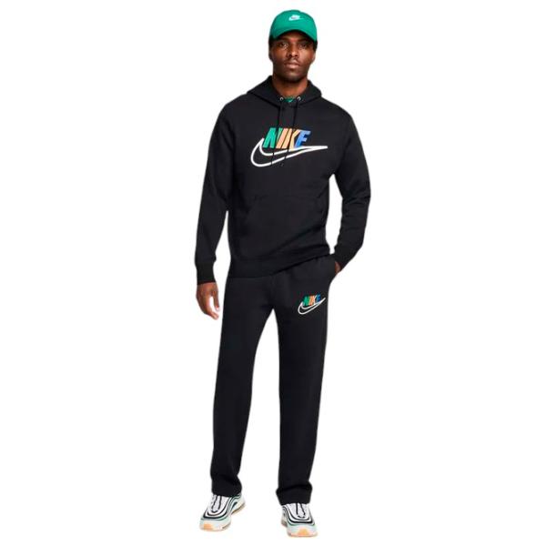 Спортивные брюки для мужчин Nike Club Fleece Open-Hem Trousers L / Черный photo 2