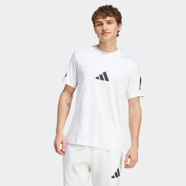 Футболка для мужчин Adidas M Z.N.E. Tee 100% хлопок / Белый photo 2