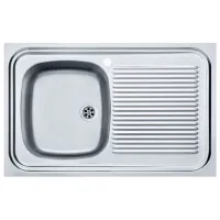 Кухонная мойка Franke SXL 711-80 DR 80 x 50 / Нержавеющая сталь / Серебряный