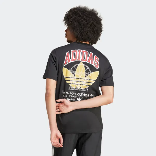 Футболка для мужчин Adidas Vrct Tee 2 100% хлопок / Черный photo 2