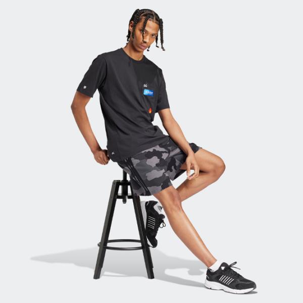 Футболка для мужчин Adidas M Remoji Pocket Graphic Tee 100% хлопок / Черный photo 9