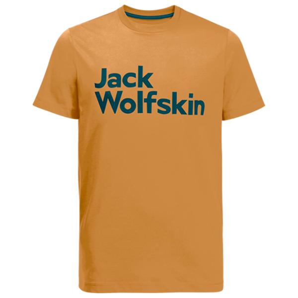 Футболка для мужчин Jack Wolfskin Brand T M 100% хлопок / Желтый photo 1