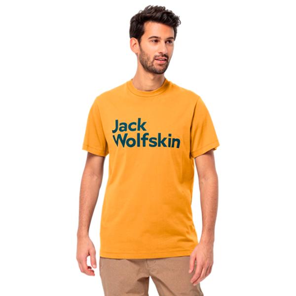 Футболка для мужчин Jack Wolfskin Brand T M 100% хлопок / Желтый photo 2