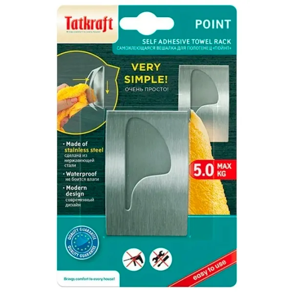 Крючок для ванной Tatkraft 20122 Cталь photo 4