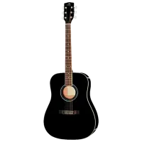 Акустическая гитара Flame D120 LH 4/4, Dreadnought, Черный