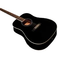 Chitară acustică Flame D120 LH 4/4, Dreadnought, Black photo 2