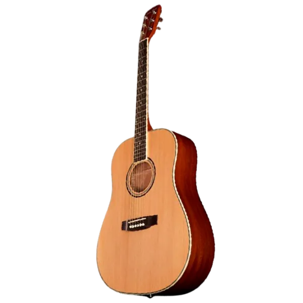 Chitară acustică Flame D120 LH 4/4, Dreadnought, Natural photo 1